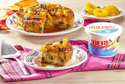 recipe image Budín de duraznos